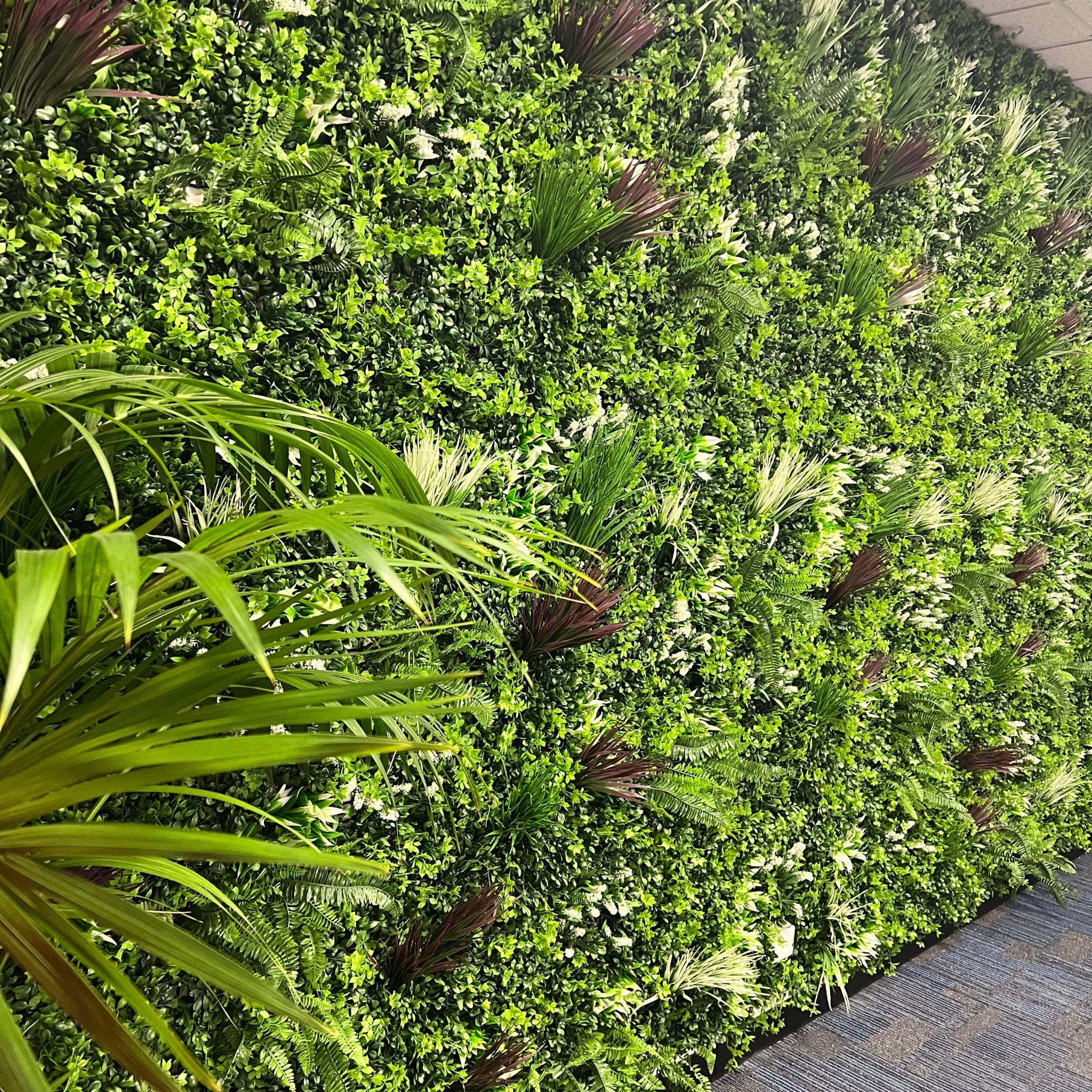 artificial garden wall  plant wall fake plants green wall plant panel plant screen plant screening
